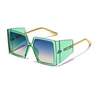 Uv Protection Vintage Punk Square Sunglasses For Women Oversized Steampunk Sun Glasses For Men Retro UV400