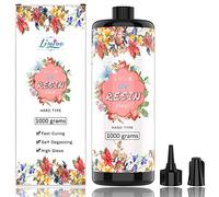 UV Resin - 1,000g Crystal Clear Ultraviolet Curing Epoxy Resin for DIY Jewelry Making, Craft Design - Hard Transparent Glue Solar Cure Sunlight Activated Glue for Casting & Coating, Resin Mould