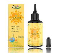 UV Resin - 120g Transparent Ultraviolet Curing Epoxy Resin for DIY Jewelry Making, Craft Design - Solar Cure Sunlight Activated Hard Crystal Clear Glue for Casting & Coating, DIY Resin Mould
