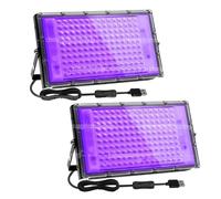 UV Resin Lamp, 144 LEDs 3D Printing UV Curing Light for Solidify Photosensitive Resin, DIY Enclosure, 5V Input, 1.5M USB Power Cord Fast Curing(144 LEDs-2Pack)