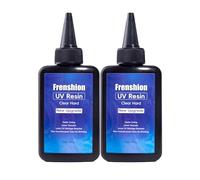 UV Resin, Upgrade Formula 200g Low Viscosity Hard Faster Cure UV Resin with Super Crystal Clear Resin Kit for Jewelry Earrings Necklace Bracelet Making, Casting, Coating and DIY Craft