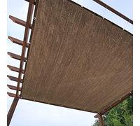 UV-Resint e Netting 90% - Sunblock Mesh Panel with Grommets for Garden, Patio & Ln Protect - Brown 4x4m (13.1x13.1ft) Windbreak for Flowers & Plants