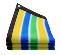 UV Resint Multi-Colored Sun e Cloth with Grommets - 1x10m Canopy Cover for Patio, Garden, Backyard - Outdoor Netting Tarp for Sun Protect