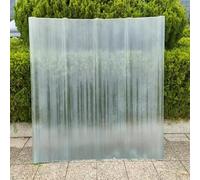 UV-Resistant 1.2mm Fiberglass Cladding Panels for Roofing & Walling - Sun Rain & Snow Protection - Heat-Insulating Daylighting Sheets (2/3/5/8/11/12/14/17/20 Pcs 0.9x0.9m 2 Pcs)
