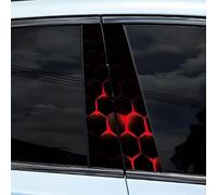 UV Resistant 3D Crack Pattern Car B Pillar Decal for Door Protection with Waterproof and Scratch Resistant Features Suitable for Multiple Vehicle Styles (B)