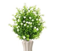 UV Resistant Artificial Outdoor Flowers, Realistic UV Resistant Decoration, Outdoor Fake Flowers, for Ground Garden Porch Indoor Yard Home Summer Front Landscaping Patio Cemetery Door