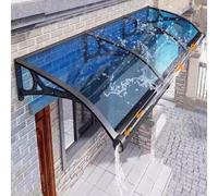 UV-Resistant Front Door Canopy - Rain & Snow Shelter with Accessories 60/80/100/120/150cm Width Perfect for Entrance Protection (150x190cm/59 x75)