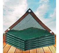 UV-Resistant Green Shade Sail Rectangular Sunshade Canopy with Grommets for Outdoor Activities Gardens Pools Patios - 9x9m (29.52x29.52ft)