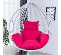 UV Resistant Hanging Egg Chair Cush Replacement with Pillow, Elastic Outdoor-Indoor Swing Egg Basket Cush for Patio Garden Sofa, Color