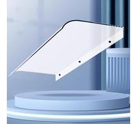 UV Resistant Modern Door Canopy Awning Transparent Polycarbonate Outdoor Shelter SelfCleaning Patio Roofing 3.5mm Thick 40x140cm (16"x55") Garden Rain Protection