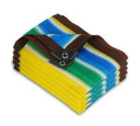 UV-Resistant Multi-Colored Shade Sail Canopy with Grommets for Garden, Pergola, Patio, Lawn, Pet House - 4x6m Outdoor Sunshade Fabric