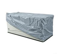 UV Resistant Outdoor Locker Cover 158x76cm Black(Grey 123CM)