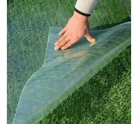 UV Resistant Polycarbonate Roofing Roll - 1m x 10m 0.8mm Thick Plastic Sheets for Greenhouses Carports and Farming - Easy to CutGarden Covering