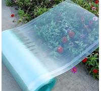 UV Resistant Polycarbonate Roofing Sheets0.8mm Transparent Roof Panel Impact Resistant Easy to Cut & Bend Outdoor Daylight Panels for Greenhouse (1.5 x 14 m)