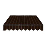 UV-Resistant Polyester Awning Fabric Replacement Material - Pre-Sewn Canopy Cover, Sizes for Awnings, Sun Shades, and Outdoor Use
