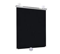 UV Resistant Retractable Window Blinds for Home/Office Indoor Use Fits 3072cm Black 50x125cm (20x49in) Ideal for Sun Protection and Privacy