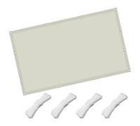 UV-Resistant Shade Sail 1.9 x 6m - Waterproof Canopy with Grommets Tear-Resistant Sun Protection for Garden & Patio Easy No-Drill Installation Cream Color