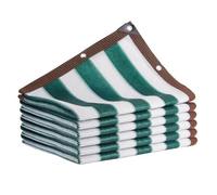 UV Resistant Sun e Cloth with Grommets - 9x12m Green & White Pera Canopy Cover Outdoor Patio Sn Garden e Netting for Backyard Protect