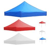 UV Resistant Waterproof Canopy Replacement Roof for Outdoor Party Pavilion, Garden & Camping, 3x3m Protective Cover - Blue Tent Top Shelter