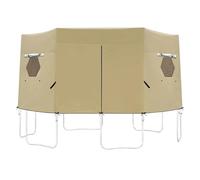 UV-Resistant Waterproof Trampoline Tent for 6FT/8FT/10FT/12FT 6-Pole Round Trampolines - Sun & Rain Protection for Outdoor Leisure Activities