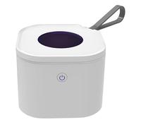 Uv Retainer Cleaner Machine - Compact Dentals Cleaning Pod, Mouth Guard Container | Ultrasonic Denture Cleaner with Uv Light, Retainer Storage Box for Aligners Pacifiers Overnight Travel