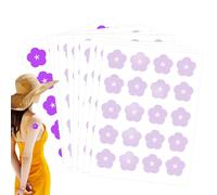 UV Skin Care Stickers | Floral Adhesive Alert Patches | 200 Pack Reusable Solar Markers for Sunscreen Reapplication and Reapplication | Smart Indicators