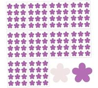 UV Stickers for Sunscreen, 120PCS Flower Shape UV Detection Stickers, Waterproof Reusable Sunscreen Patch Reapply Reminder