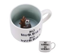 UV STYLISH 3D Animal Sloth Coffee Mug Cup - 12oz 3D Funny Cartoon Handmade Figurine Milk Tea Cup, Xmas Birthday Gifts for Friends Kids Girls Wife Grandma Auntie Personalised Gifts