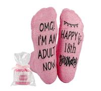UV STYLISH Funny Birthday Socks for Teenage Girls - Novelty Gifts for 13th 16th 18th Girlfriend Daughter Sister Crazy Silly Cute Socks - Birthday Fun Gifts Christmas Stocking