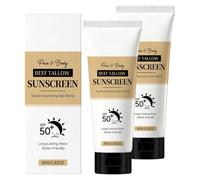 UV Sun Protection SPF 50, Moisture Sun Cream with Sun Protection Factor 50 for Protection Against UVA/UVB Rays, 24 Hours Moisture and Natural Glows (2 Pieces)