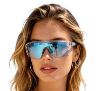 Uv400 Photochromic Polarized Safety Glasses, Glasses Impacts Resistant Outdoor Sports & Work Eyewear, PC Lens Transition Sunglasses, Running, Hiking, Cycling, Fishing, Riding, Travel Vacation