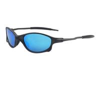 UV400 Polarized Sunglasses For Women Men, Ultra Light Fishing Sunglasses Men Wrap Around Sport Sun Glasses For Golf, Hiking, Cycling(Black framed blue)