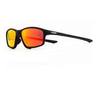 UV400 Polarized Sunglasses For Women Men, Ultra Light Fishing Sunglasses Men Wrap Around Sport Sun Glasses For Golf, Hiking, Cycling(Black framed orange)