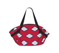UVBDF Arkansas State Flag 2-in-1 Camping Blanket Tote, Waterproof Stylish Printed Outdoor Bag for Beach Park and Picnic