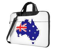 UVBDF Australian Flag Map Print Minimalist Laptop Bag Simple Lightweight Portable Shoulder Bag For Men Birthday Gift