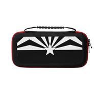 UVBDF Black Arizona Flag Carrying Storage Case for Switch,Large Switch Cases,with 20 Game Cards for Switch Controller