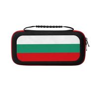 UVBDF Bulgarian Flag Carrying Storage Case for Switch,Large Switch Cases,with 20 Game Cards for Switch Controller