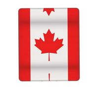 UVBDF Canadian Flag Anti-Fray Stitched Edges, Premium-Textured Surface, Non-Slip Rubber Base, Gaming Mouse Mat