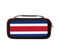 UVBDF Flag of Costa Rica Carrying Storage Case for Switch,Large Switch Cases,with 20 Game Cards for Switch Controller