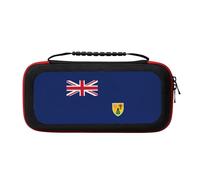 UVBDF Flag of The Turks and Caicos Islands Carrying Storage Case for Switch,Large Switch Cases,with 20 Game Cards for Switch Controller