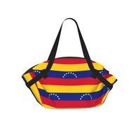 UVBDF Flag of Venezuela 2-in-1 Camping Blanket Tote, Waterproof Stylish Printed Outdoor Bag for Beach Park and Picnic