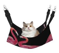 UVBDF Flamingos Cat Hammock For Hanging Pet Hammock Bed Adjustable,Puppy,Rabbits,Small Animals