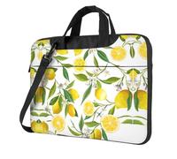 UVBDF Fresh Tropical Lemons Print Minimalist Laptop Bag Simple Lightweight Portable Shoulder Bag For Men Birthday Gift