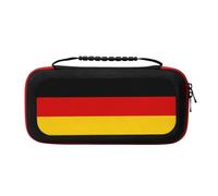 UVBDF German Flag Carrying Storage Case for Switch,Large Switch Cases,with 20 Game Cards for Switch Controller