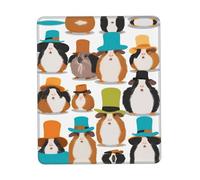 UVBDF Guinea Pig Illustration Anti-Fray Stitched Edges, Premium-Textured Surface, Non-Slip Rubber Base, Gaming Mouse Mat
