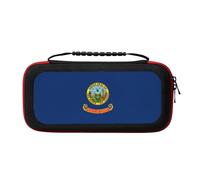 UVBDF Idaho State Flag Carrying Storage Case for Switch,Large Switch Cases,with 20 Game Cards for Switch Controller