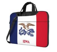 UVBDF Iowa State Flag Print Minimalist Laptop Bag Simple Lightweight Portable Shoulder Bag For Men Birthday Gift