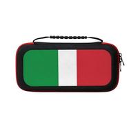 UVBDF Italian Flag Carrying Storage Case for Switch,Large Switch Cases,with 20 Game Cards for Switch Controller