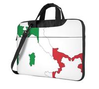 UVBDF Italian Flag Map Print Minimalist Laptop Bag Simple Lightweight Portable Shoulder Bag For Men Birthday Gift