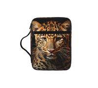 UVBDF Leopard Print Stylish Printed Bible Protection Bag Wear Resistant Case for Travel Church & Bible Class